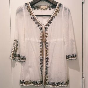 White Tunic (Top or Swimsuit Cover)